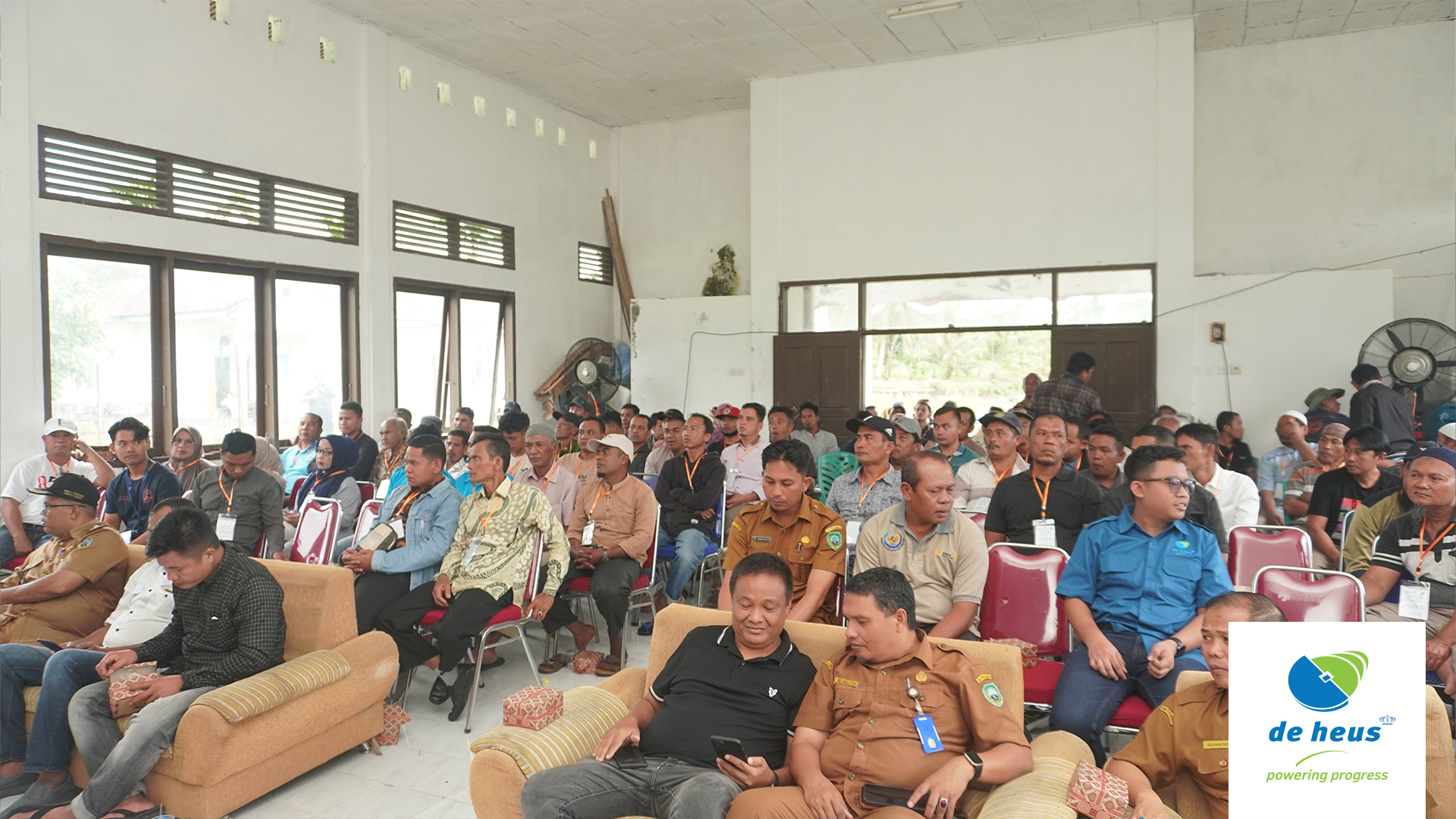 Suasana pelatihan budidaya nila IAS Belanda di daerah Pasaman Sumatera Barat