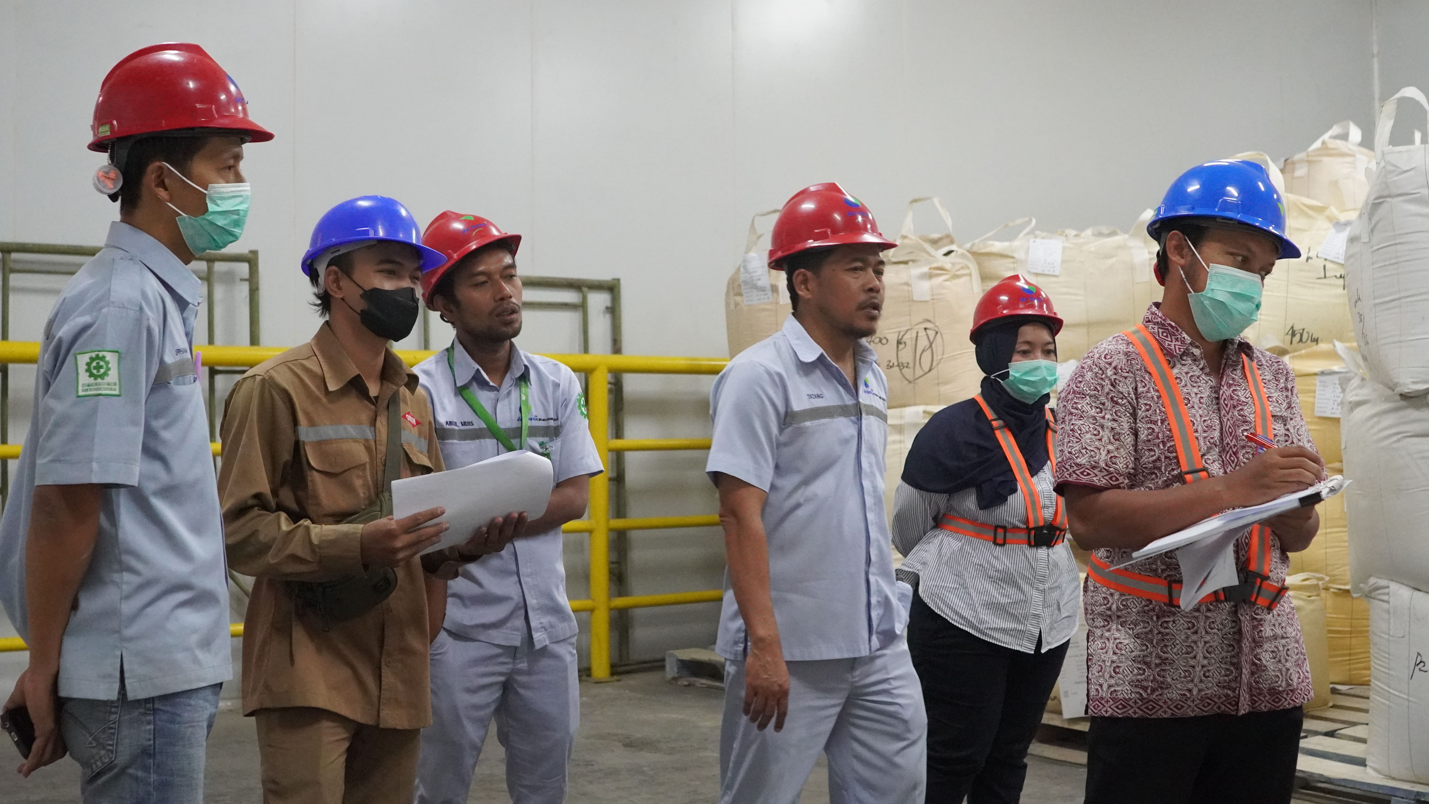 Proses berjalannya audit ISO dan BAP dari plant citeureup De Heus Indonesia